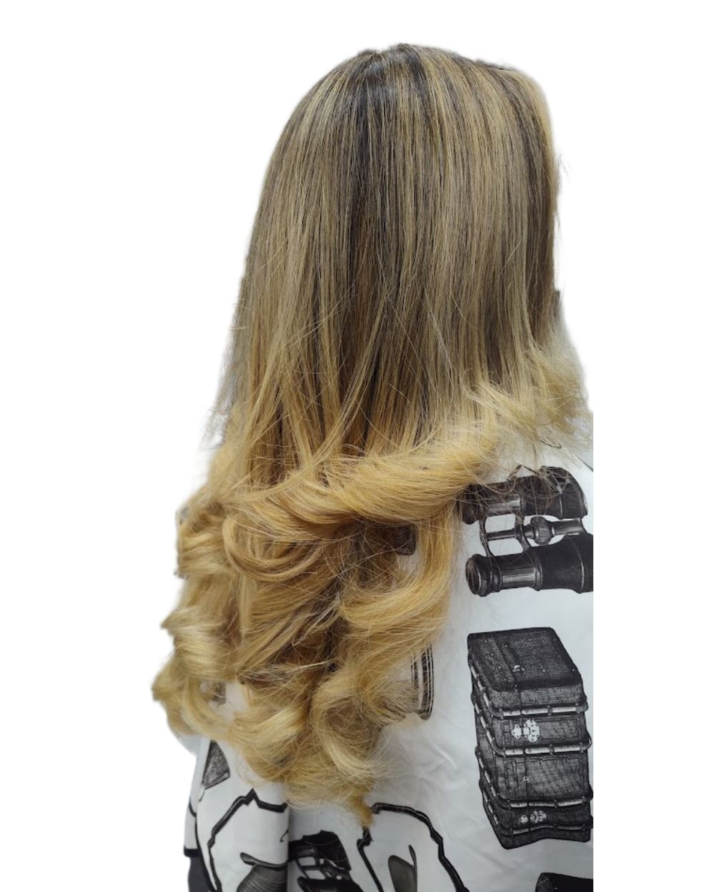 Puntas Rubias con Ondas